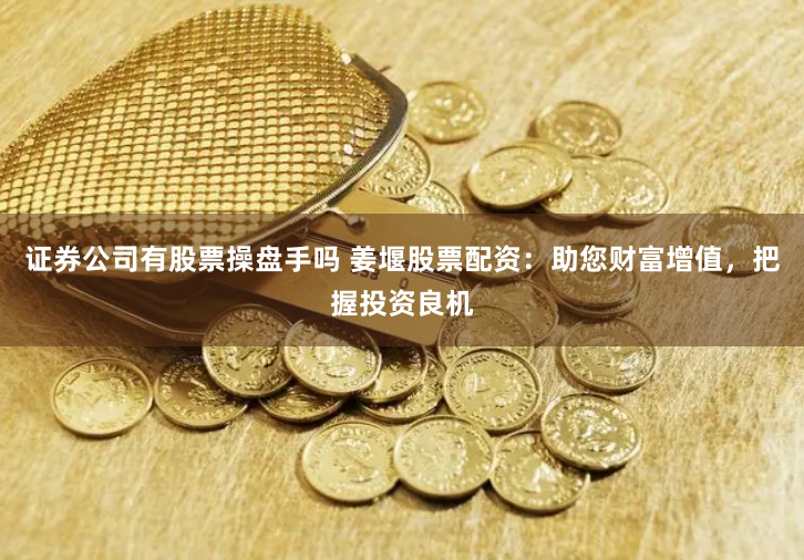 证券公司有股票操盘手吗 姜堰股票配资:助您财富增值,把握投资良机